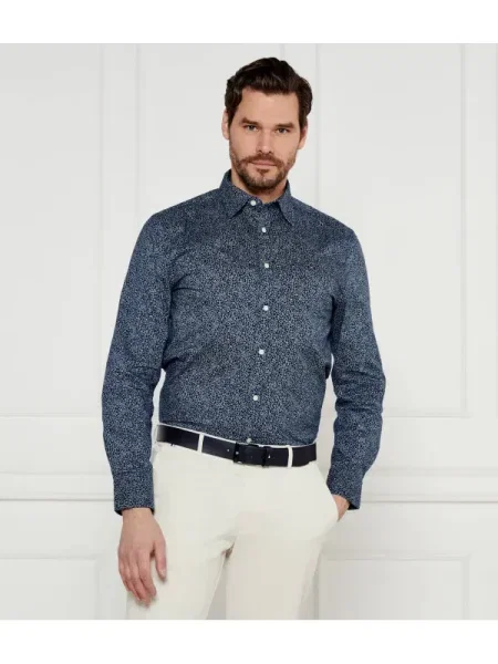 Tommy Hilfiger ing férfi galléros sötétkék regular kék