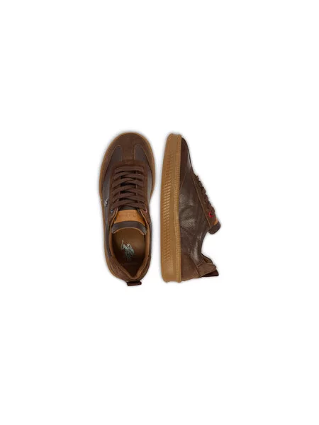 Sneakersy U.S. Polo Assn. hnedá