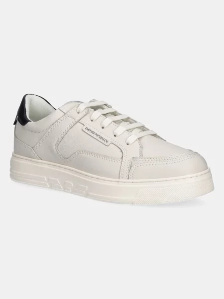 Emporio Armani Сникърси бял