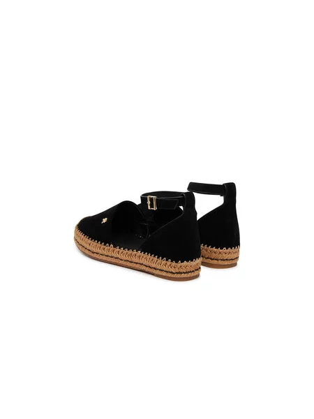 TOMMY HILFIGER Espadrilky černá