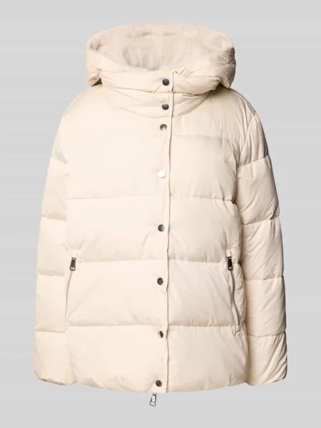 Kurtka pikowana z kapturem White Label