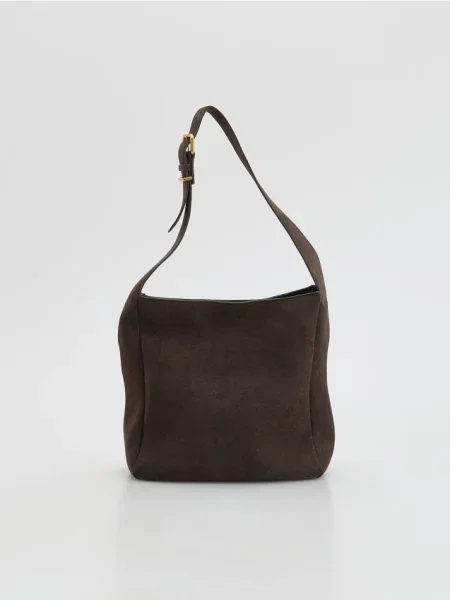 Reserved Geantă de umăr cacao-cu-lapte