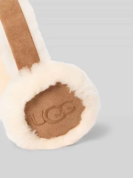 Czapka Ugg zamszowa brązowa
