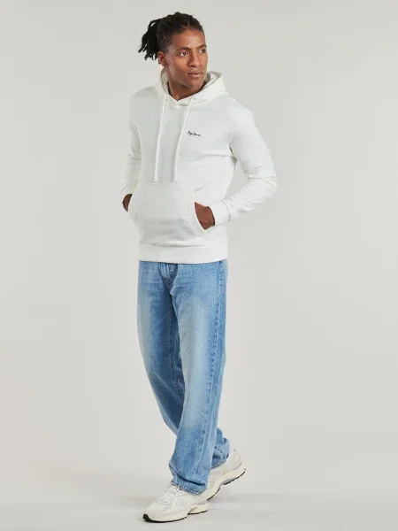 Hanorac cu glugă Pepe Jeans alb