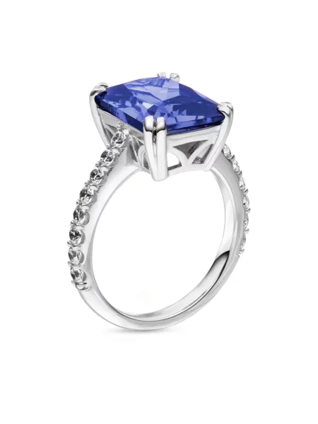 Recyklovaný diamant prsten Veynou bílý