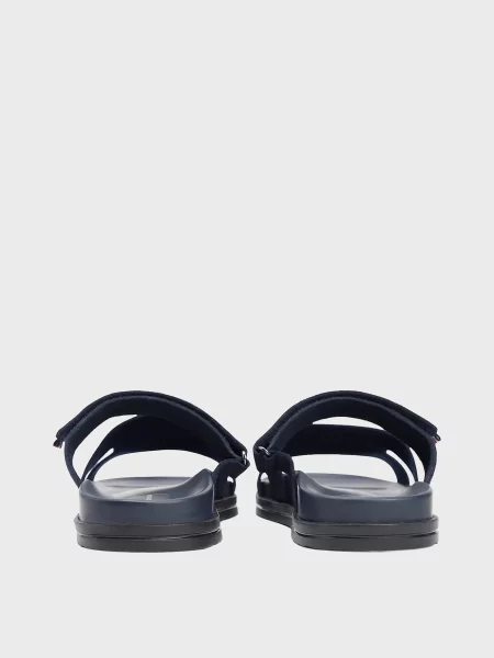 Замшеві шльопанці Tommy Hilfiger сині