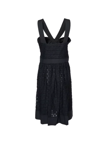 Nėriniuota midi suknelė Boutique Moschino juoda