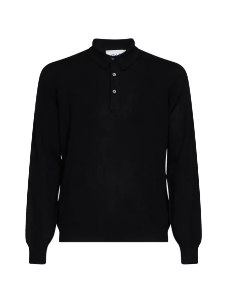 Lung tricou polo D4.0 negru