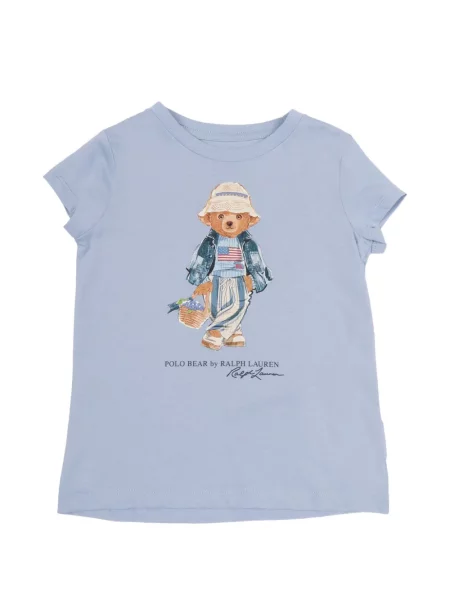 Koszulka polo dziecięca Polo Ralph Lauren niebieska
