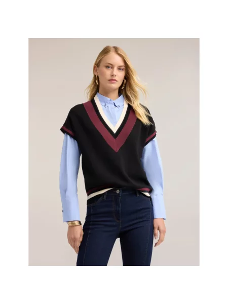Sweter Motivi czarny