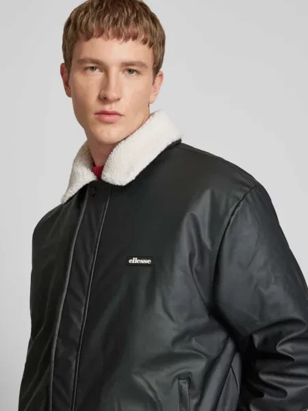 Kurtka z futerkiem model ‘TREMBLANT’ Ellesse czarny