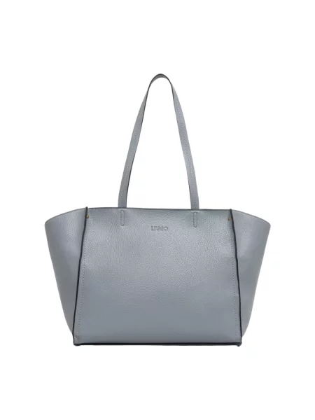 Liu Jo torebka shopper z imitacji skóry niebieska