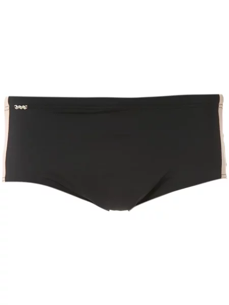 Slip de baie Amir Slama cu dungi negru
