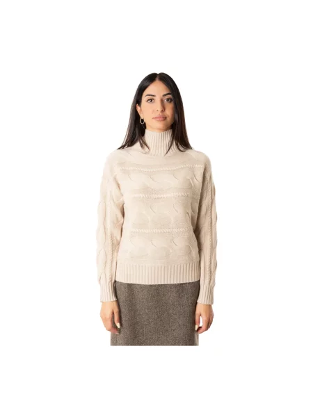 Sweter Max Mara wełniany beżowy