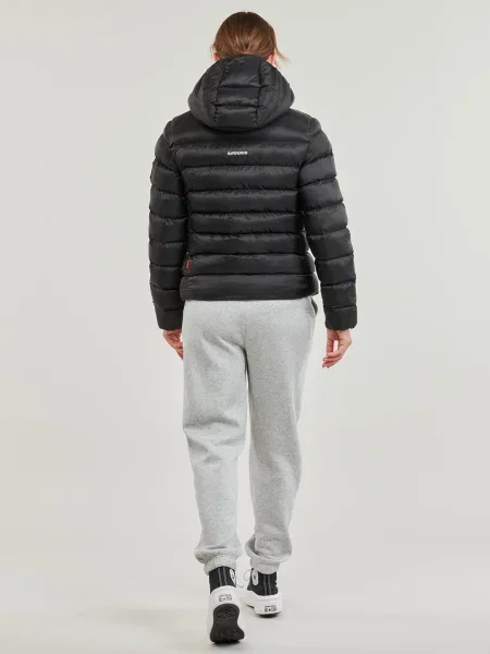 Geacă Superdry cu glugă negru