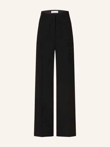 Victoriabeckham Marlene Kalhoty Alina černá