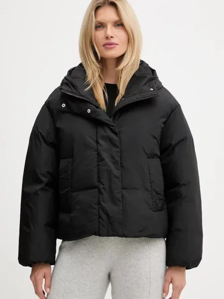BOSS kurtka zimowa oversize czarny