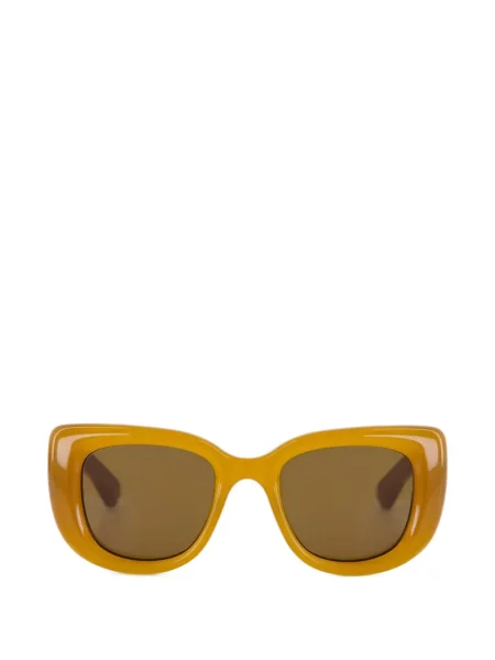 Ochelari de soare Saint Laurent Eyewear cu autograf galben