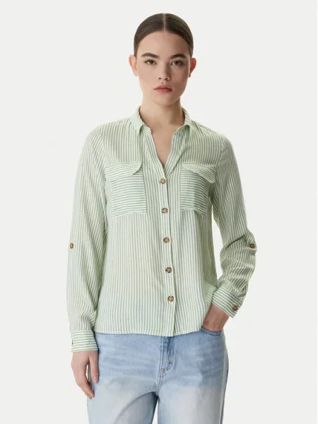 Vero Moda Сорочка Bumpy зелений