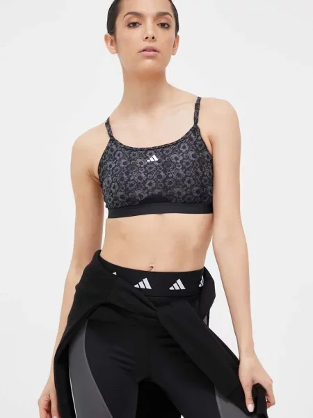 Sportovní podprsenka adidas Performance Aeroreact černá