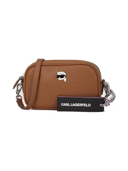 Geanta crossbody Karl Lagerfeld maro