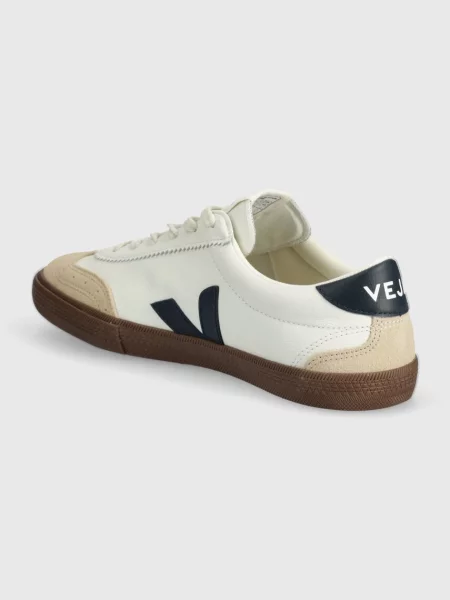 Sneakerși Veja Volley din piele alb