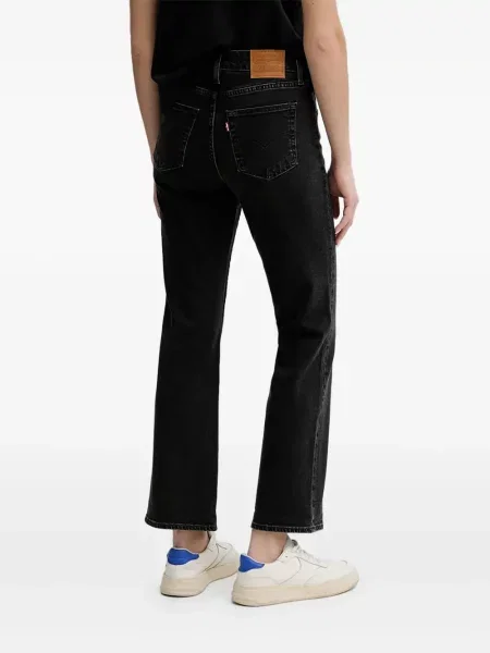 Blugi evazați Levi's® din piele de căprioară albastru
