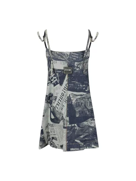 Sukienka jeansowa Versace Jeans Couture niebieska