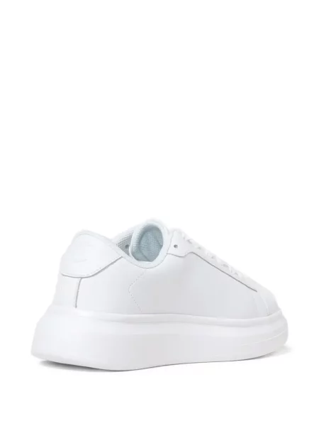 Sneakerși Just Cavalli cu autograf alb