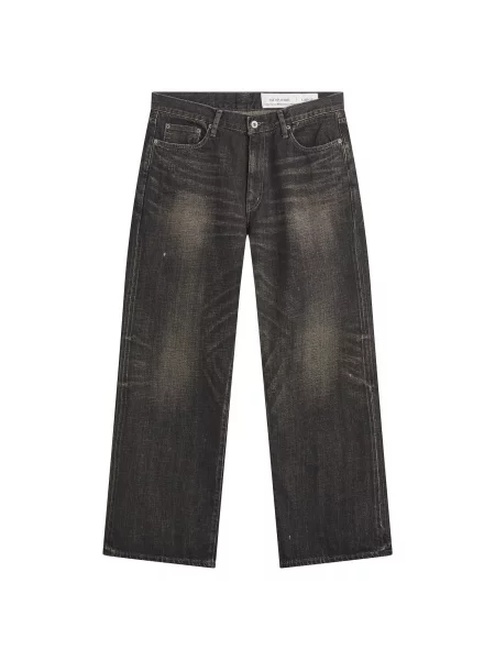 Szerokie jeansy Neighborhood czarne