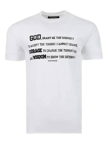 Tricou Nahmias alb