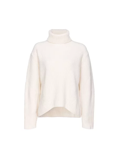Sweter z golfem Pinko do golfa biały