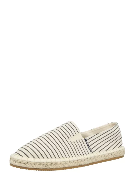 JACK & JONES Espadrile JFWREGENT negru alb