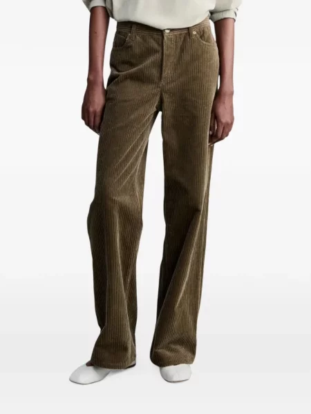 Pantaloni A.p.c. de catifea cord maro