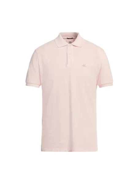 Koszulka polo C.p. Company pikowana różowa