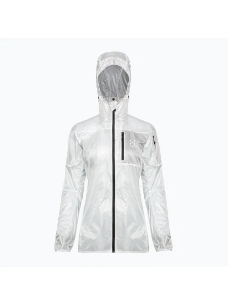 Дамско яке за трекинг Haglöfs L.I.M Shield Hood white бяло
