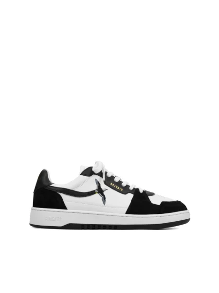 Haftowane sneakersy Axel Arigato zamszowe białe