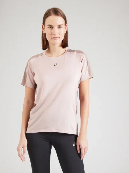 Dámske bežecké tričko ASICS Fujitrail Elite Top neutral pink/taupe grey sivá