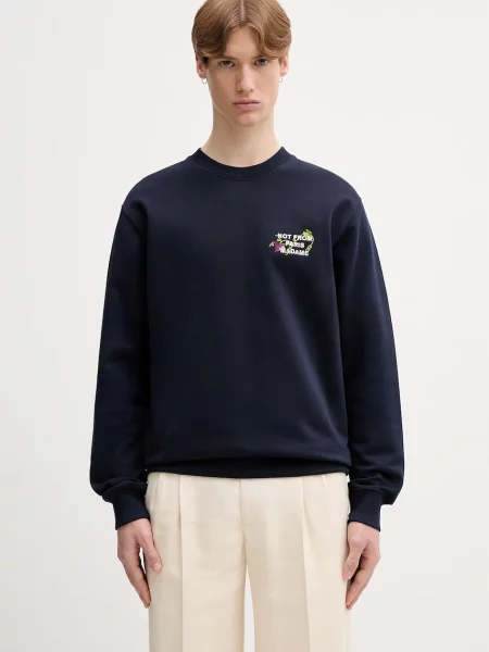 Drôle de Monsieur кофта Vine Embroidered Slogan