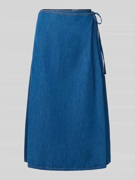 Rozkloszowana spódnica midi S.oliver Red Label granatowa