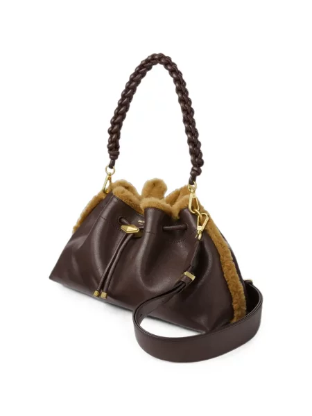 Geantă Jimmy Choo maro