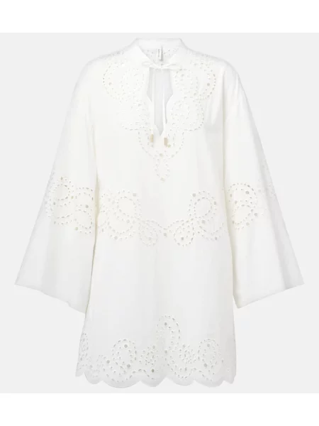 Rochie Simkhai cu broderie alb