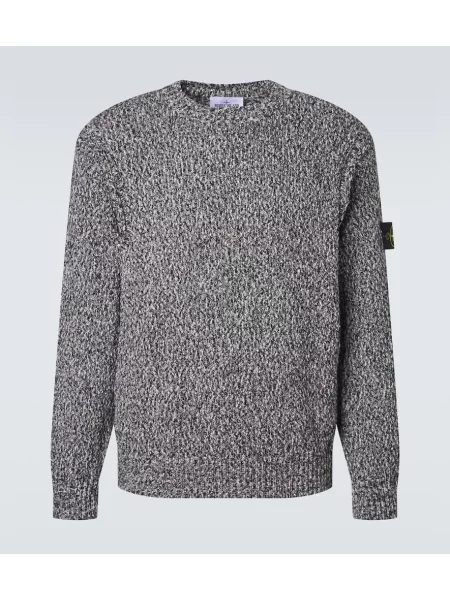 Pulover Stone Island cu strasuri negru