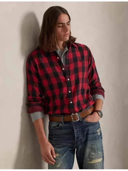 Polo Ralph Lauren Cămașă roșu