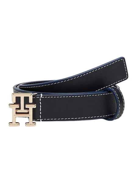 Tommy Hilfiger skórzany granatowy niebieski