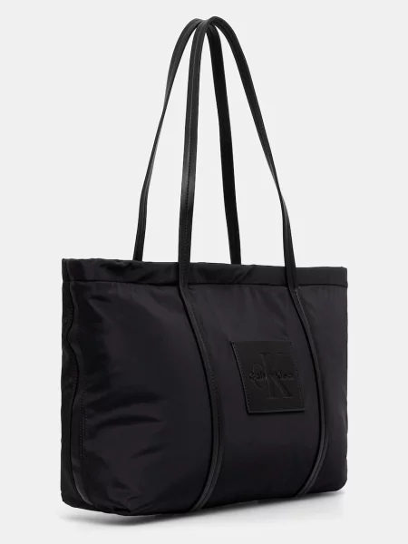 Geantă Calvin Klein Medium Tote negru