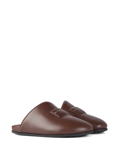 Papuci tip mules Givenchy din piele maro