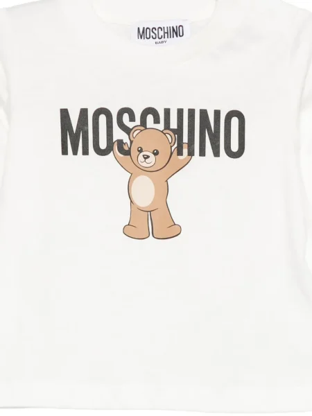 Koszula dziecięca Moschino biała
