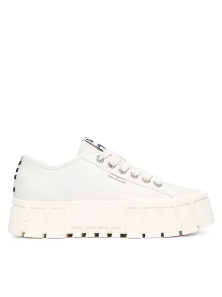 Sportcipők Tommy Jeans Tj Platform Sneaker Zebra fehér