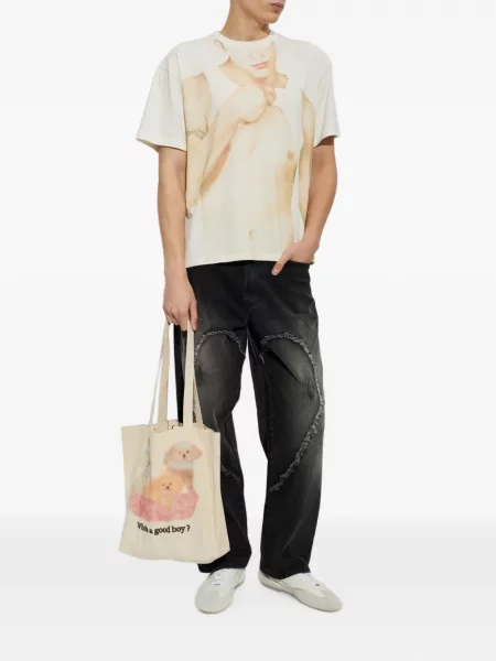 Tricou Carne Bollente cu imagine alb